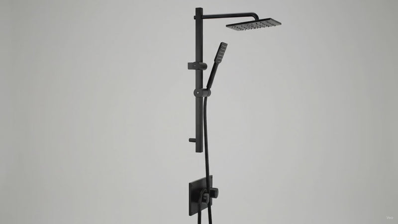 Thermostatic Shower System with Handheld & Slide Bar – product video