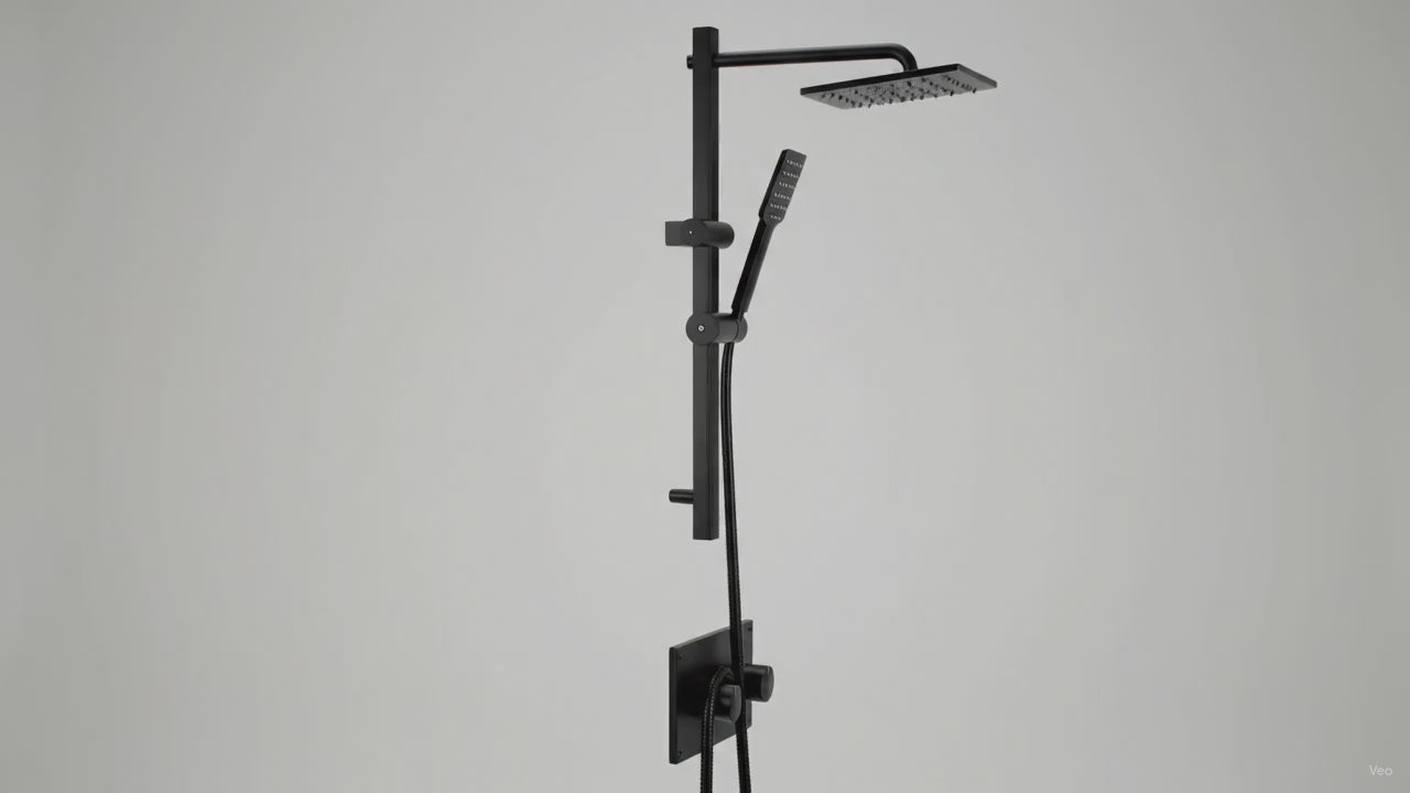 Thermostatic Shower System with Handheld & Slide Bar – product video