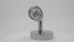 12V LED Swivel Reading Light for RV Bed, Brushed Aluminum – product video