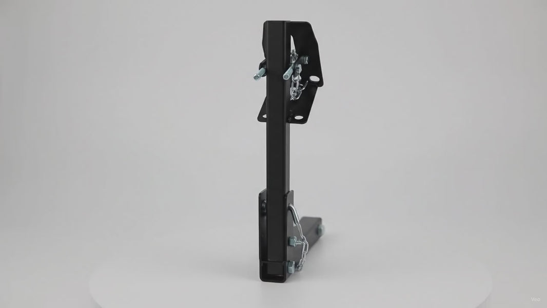 Foldable Hitch-Mount Spare Tire Carrier 2" Receiver – product video