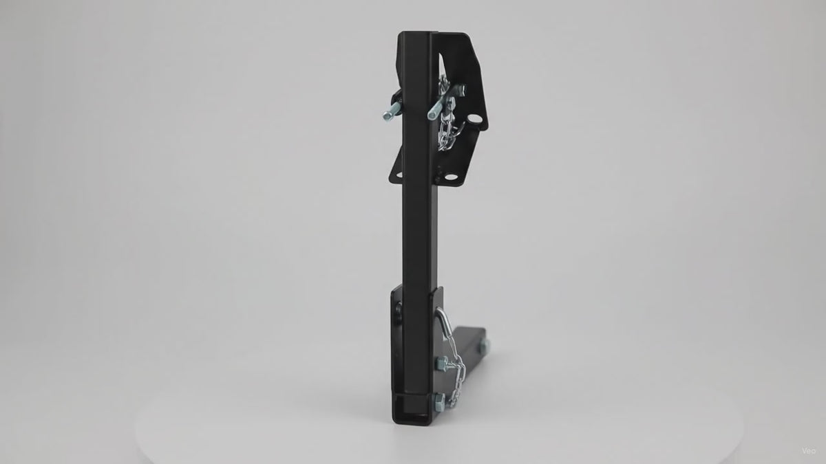 Foldable Hitch-Mount Spare Tire Carrier 2" Receiver – product video