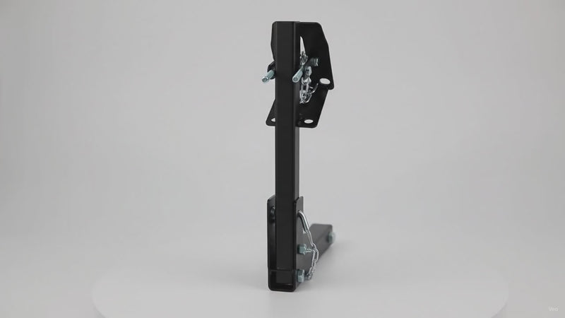 Foldable Hitch-Mount Spare Tire Carrier 2" Receiver – product video