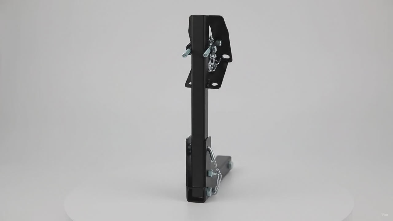 Foldable Hitch-Mount Spare Tire Carrier 2" Receiver – product video