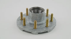 DeeMaxx Galvanized Threaded 7K Hub, 8 on 6.5", 2-7/8"-12 Cap Thread (HUB-865T-7K-GALV) – product video