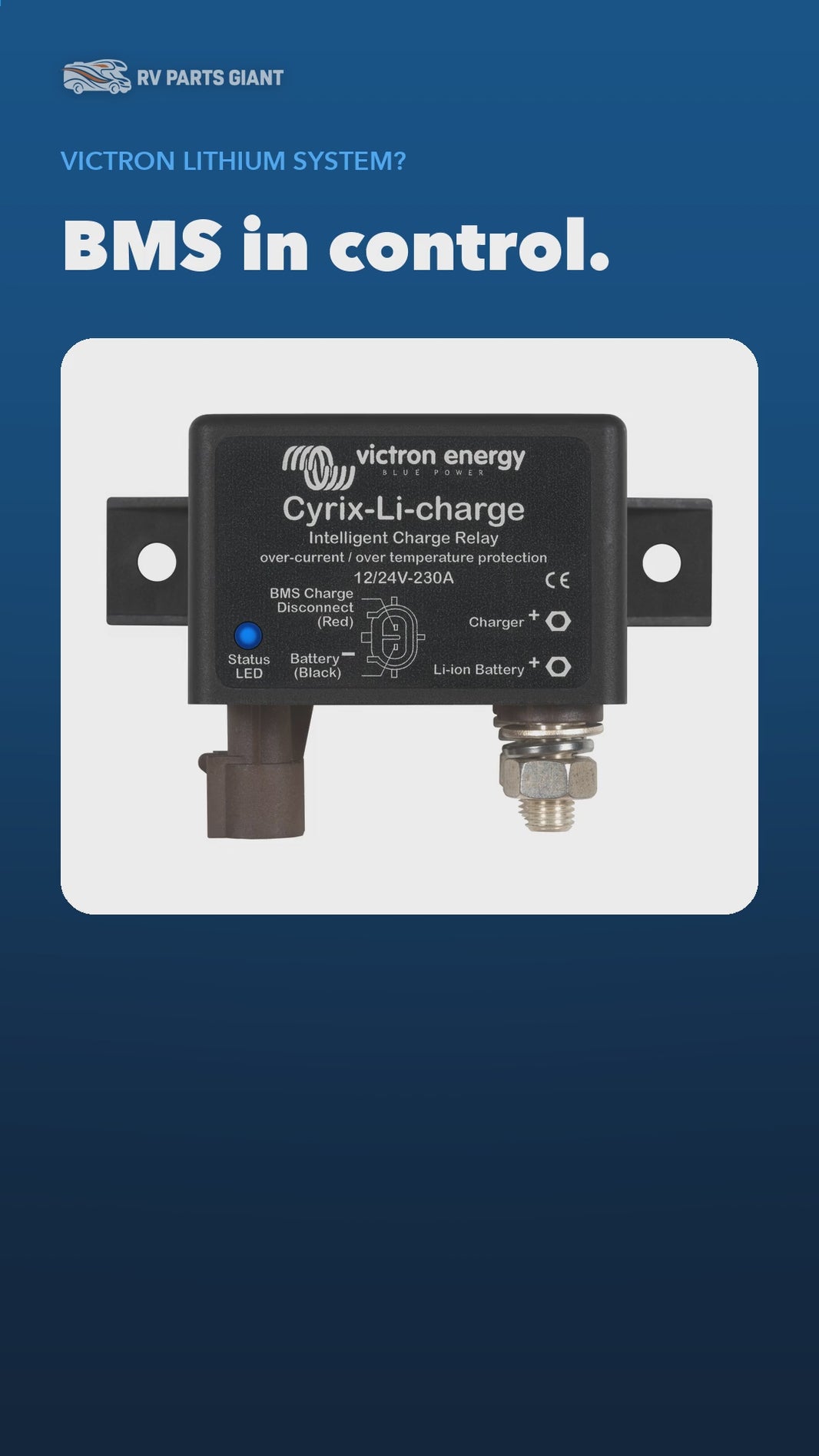 Victron Cyrix-Li Combiners product video by RV Parts Giant