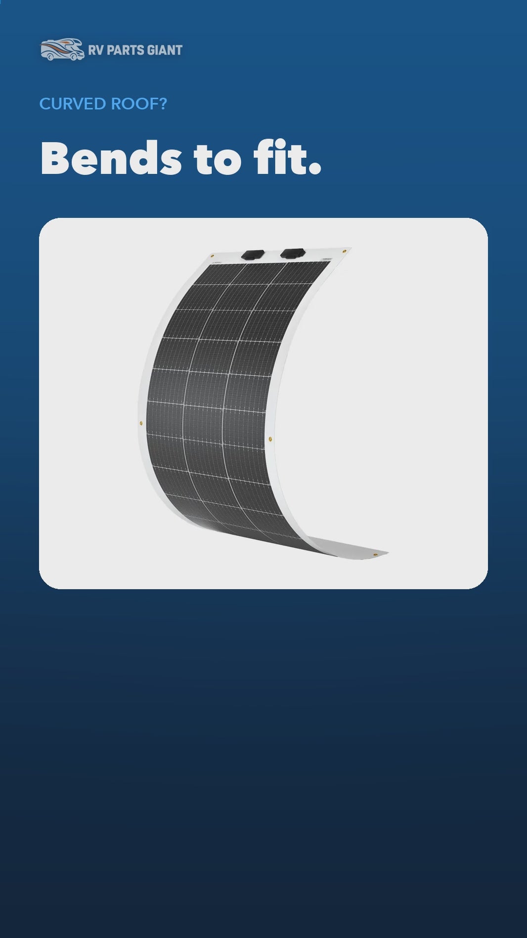 Renogy 100W Lightweight Flexible Solar Panel product video by RV Parts Giant