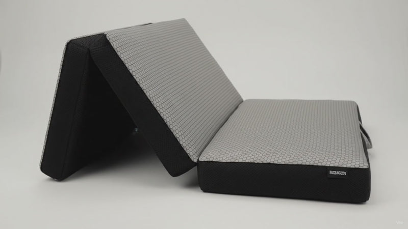 Tri-Fold Memory Foam Mattress Full 6" 73x52 – product video