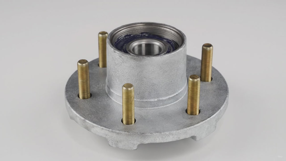 DeeMaxx Galvanized Hub Kit, 6 on 5.5" Threaded (HUB-655T-GALV-KIT) – product video