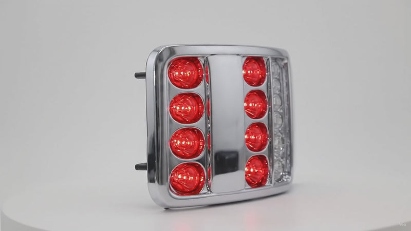 LED Trailer Tail Lights 6"×4" | Stop, Turn, Tail & Backup – product video