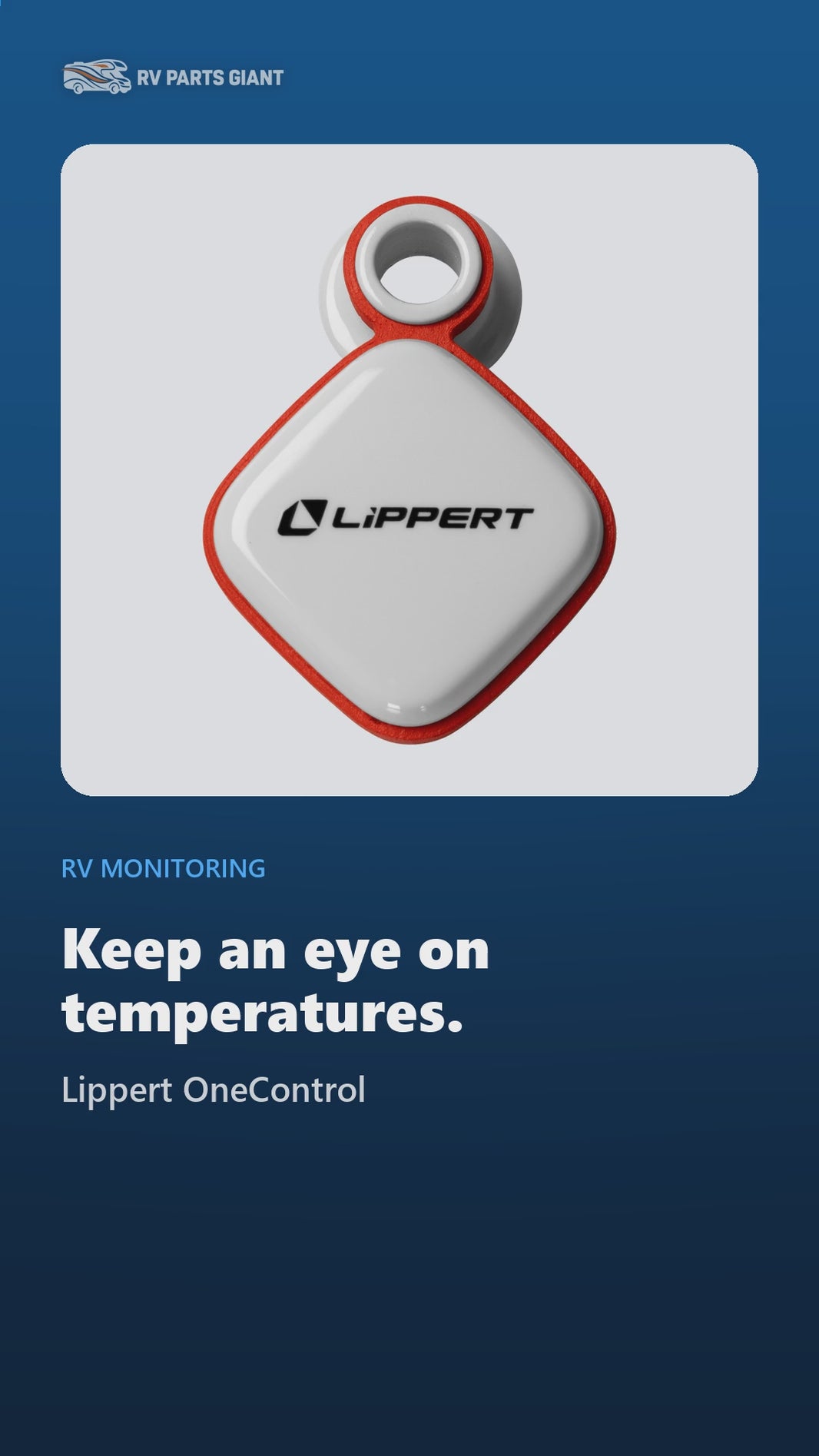 Lippert OneControl Bluetooth RV Fridge & Freezer Temperature Sensor | 2021130659 product video by RV Parts Giant