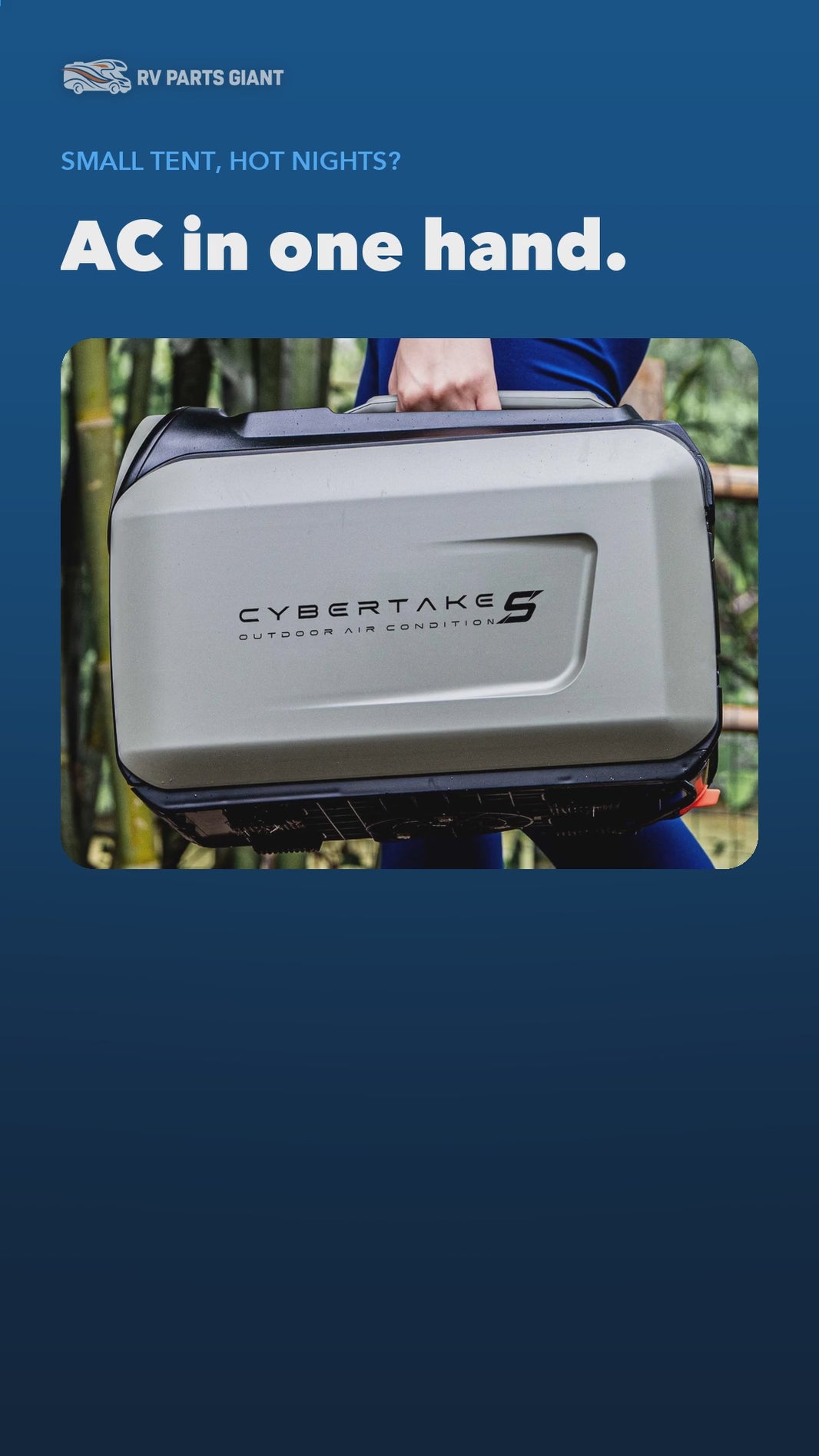 Cybertake S1 Pro Camping Air Conditioner product video by RV Parts Giant