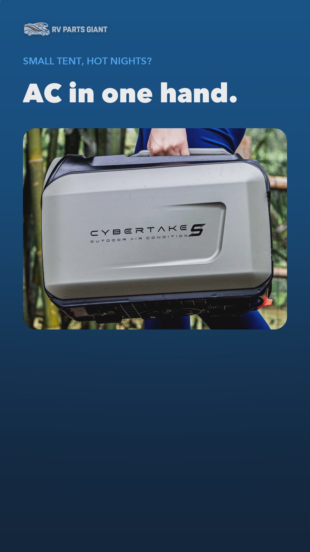 Cybertake S1 Pro Camping Air Conditioner product video by RV Parts Giant