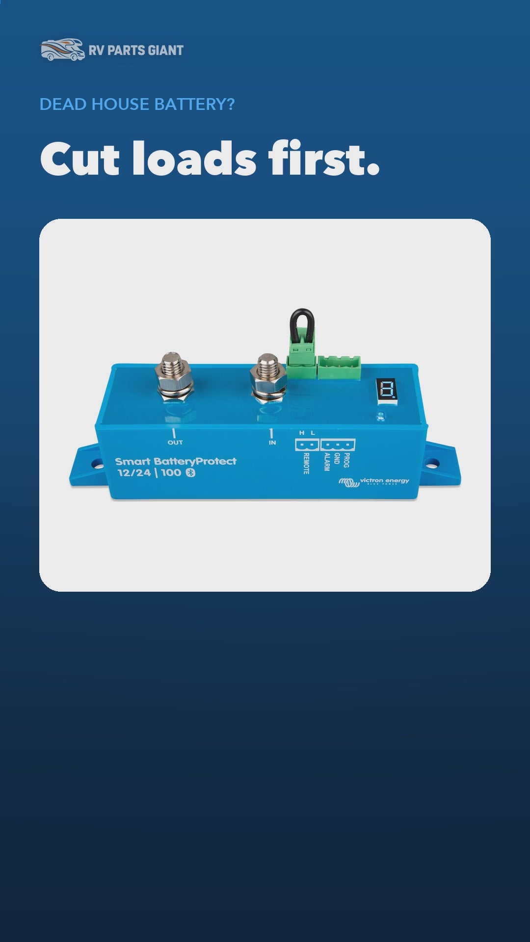 Victron Smart BatteryProtect product video by RV Parts Giant