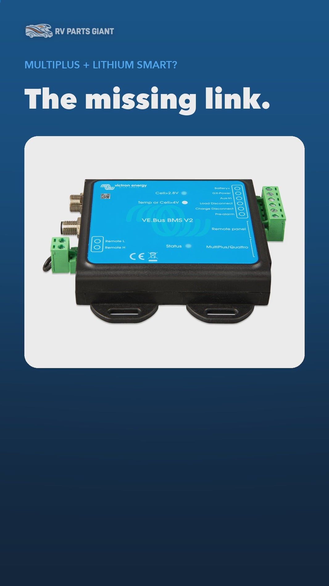 Victron VE.Bus BMS V2 product video by RV Parts Giant