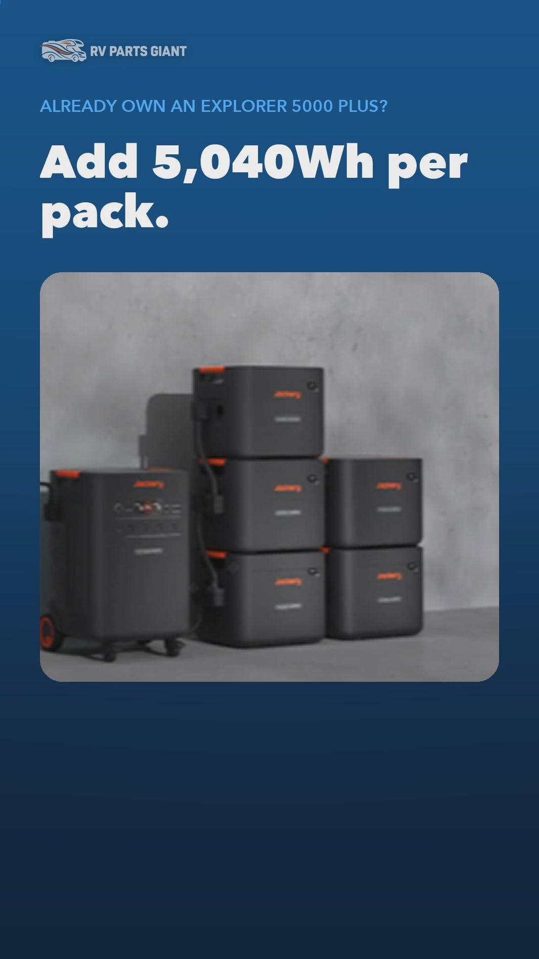Jackery Battery Pack 5000 Plus product video by RV Parts Giant