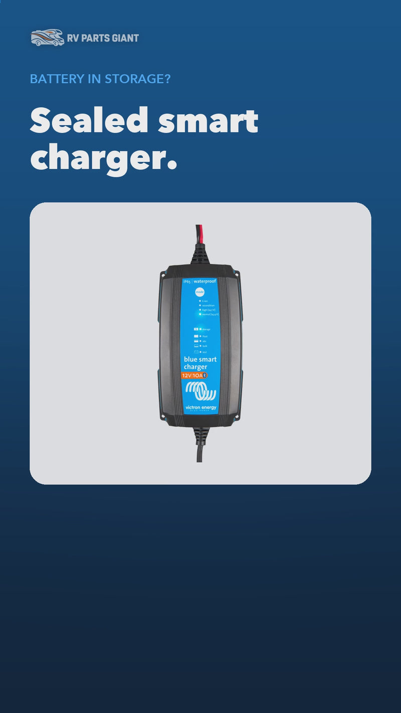 Victron Blue Smart IP65 Charger 120V product video by RV Parts Giant