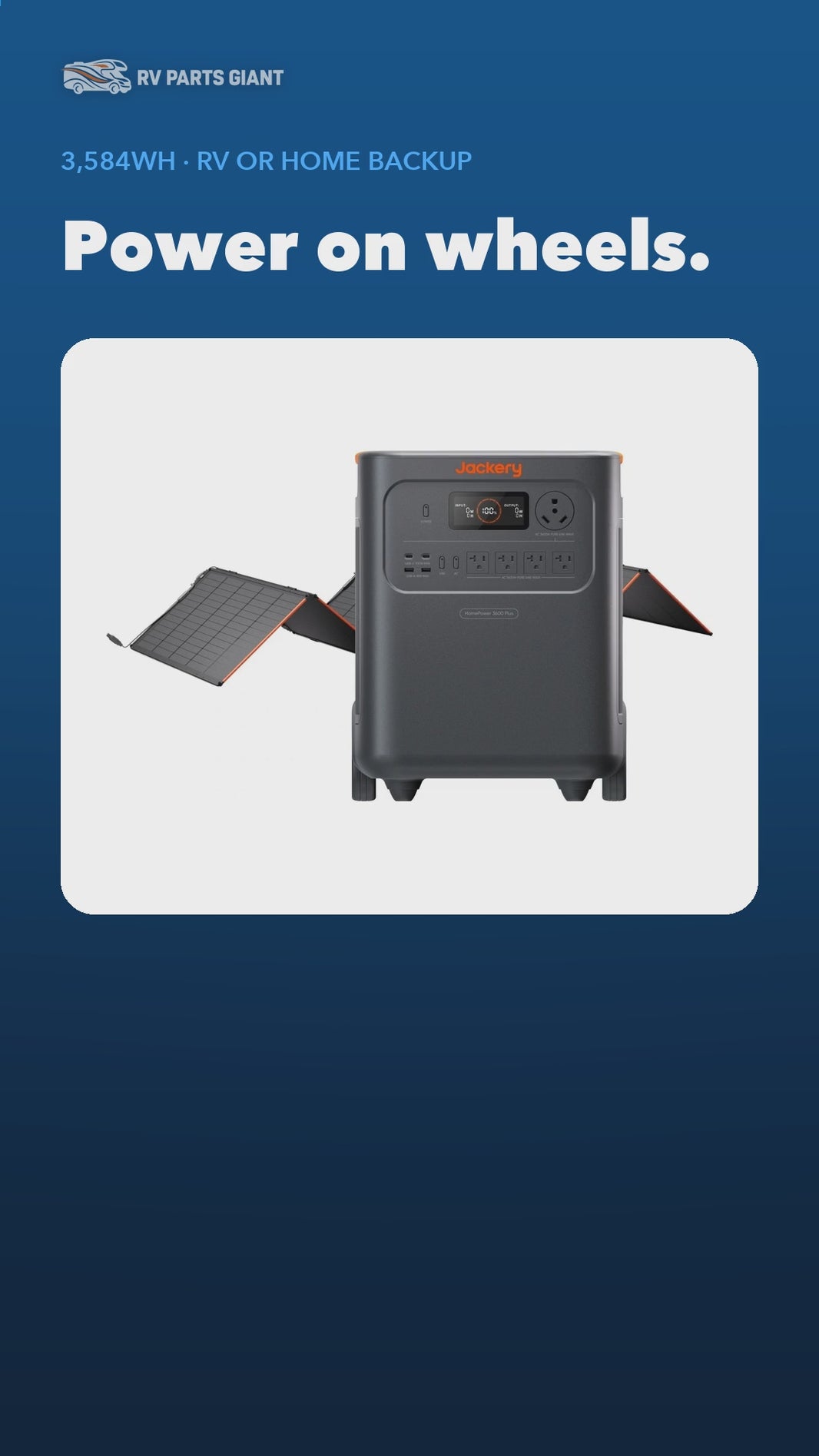 Jackery HomePower 3600 Plus product video by RV Parts Giant