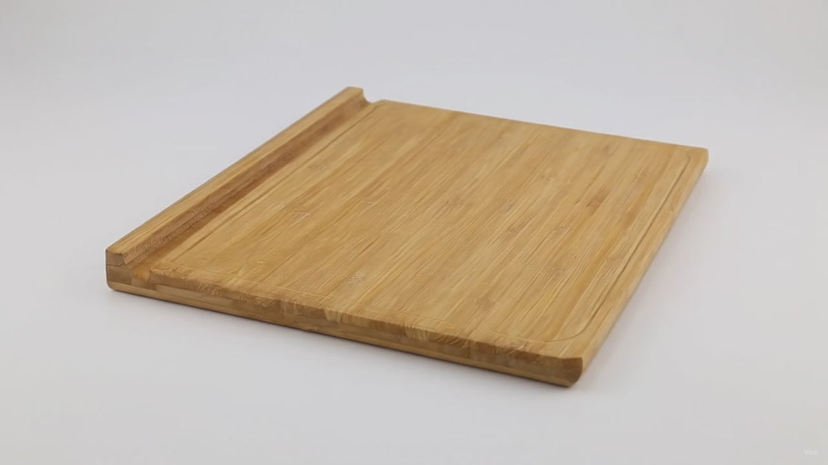 Bamboo Over-Counter Sink Cutting Board 17.3"x13.4" – product video