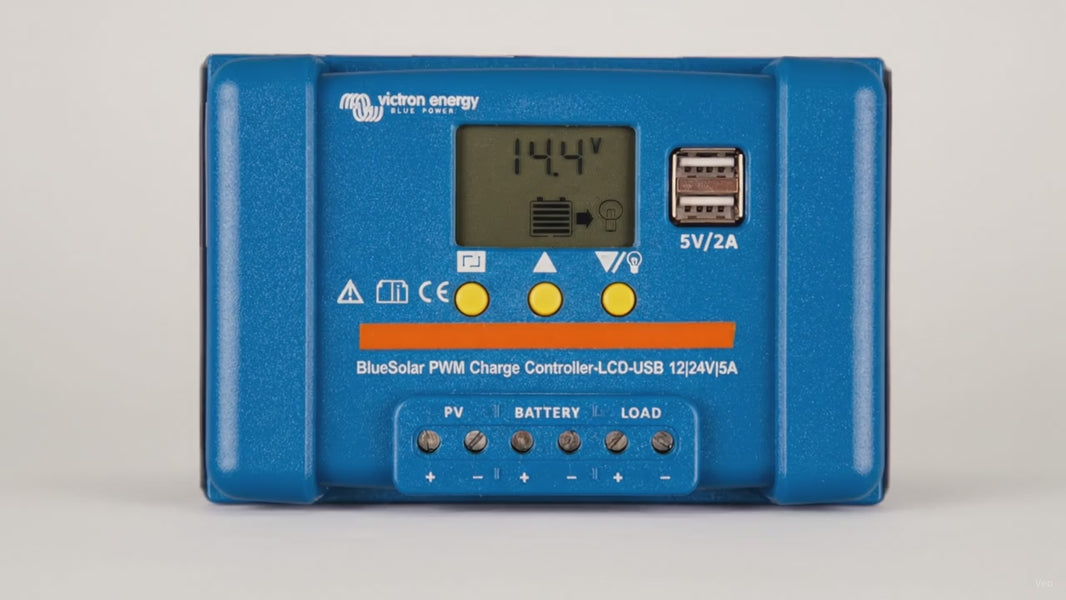Victron BlueSolar PWM-LCD&USB Charge Controller | Single & Duo – product video