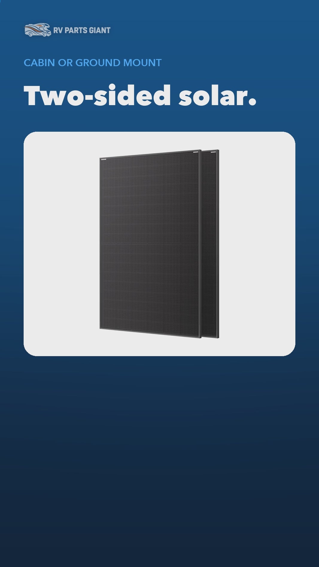 Renogy 400W Bifacial Panel product video by RV Parts Giant