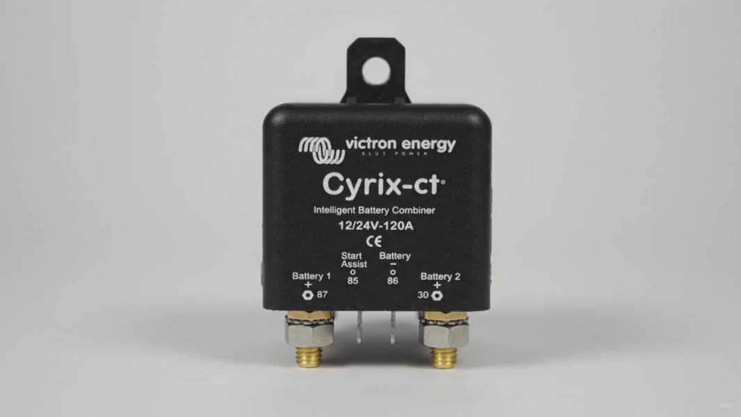 Victron Cyrix-ct Intelligent Battery Combiner | 12/24V – product video