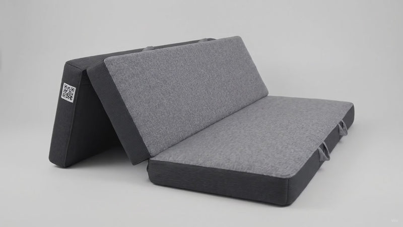 Tri-Fold Memory Foam Mattress King 6" 80x76 – product video
