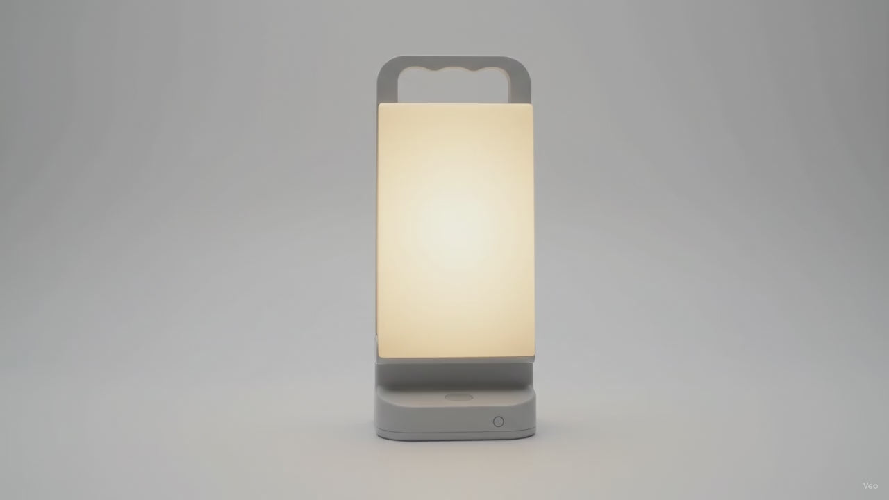 Solar Camping Lantern 6000mAh USB Rechargeable – product video