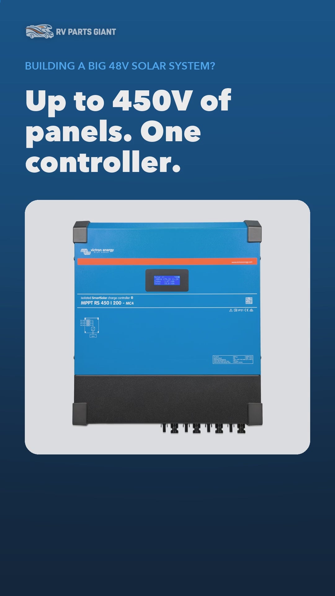 Victron SmartSolar MPPT RS product video by RV Parts Giant
