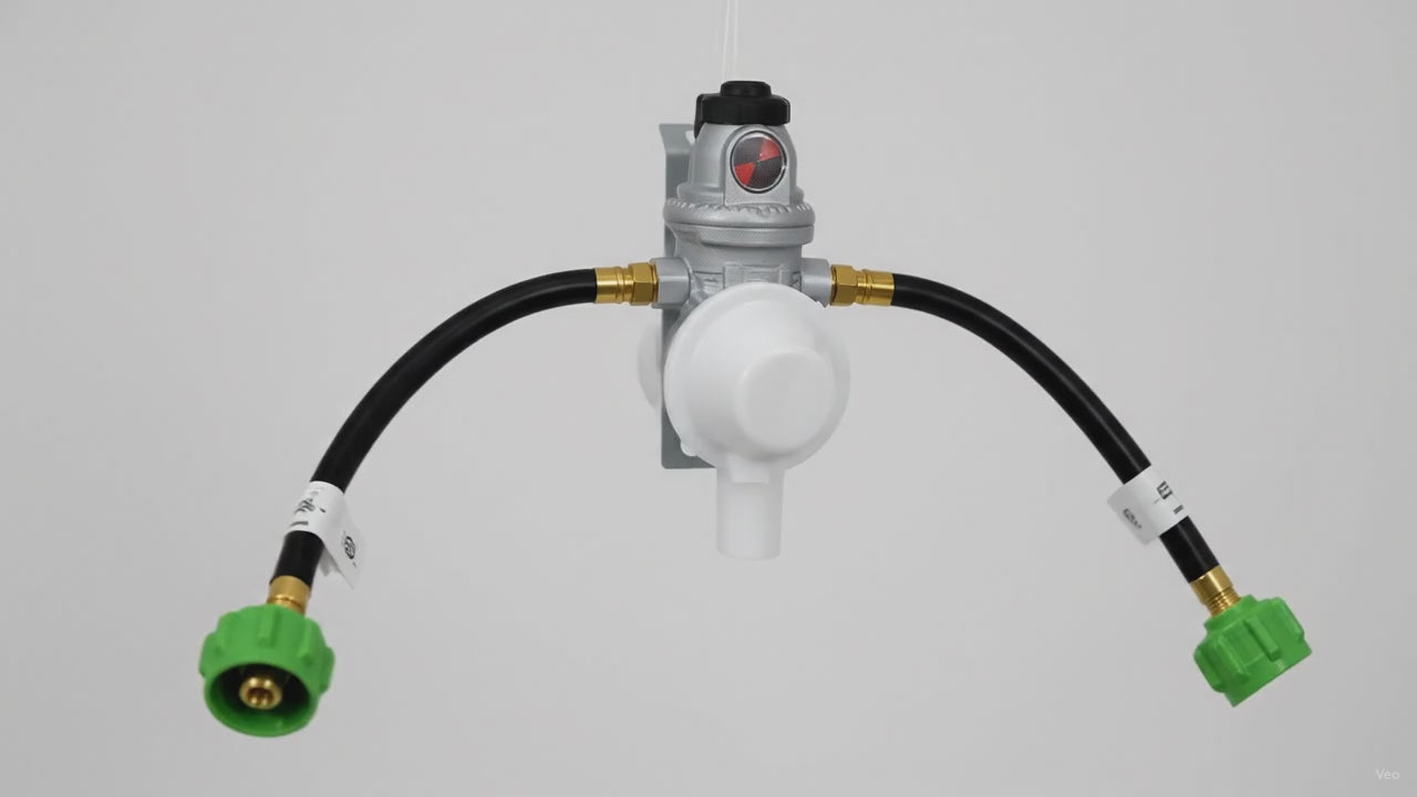 Automatic Changeover Propane Regulator Kit with Dual Pigtails – product video