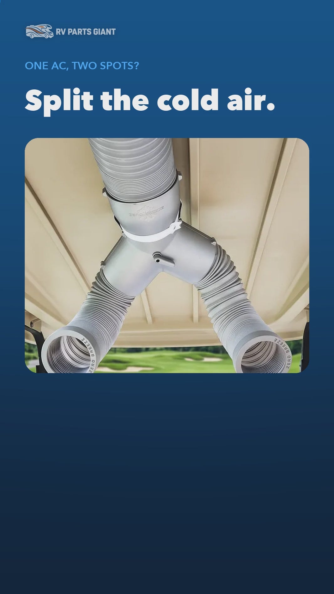 Zero Breeze Cold Air Splitter Kit product video by RV Parts Giant