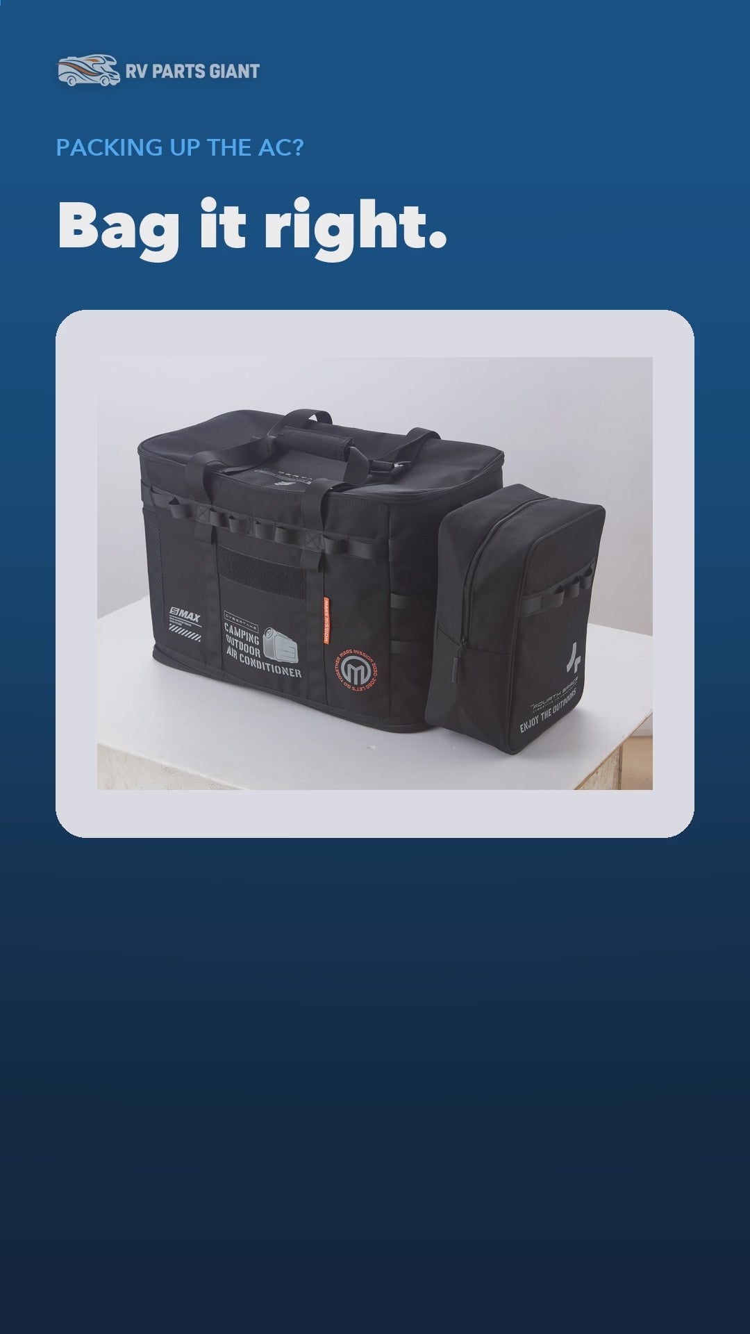 Cybertake AC Storage Bag product video by RV Parts Giant