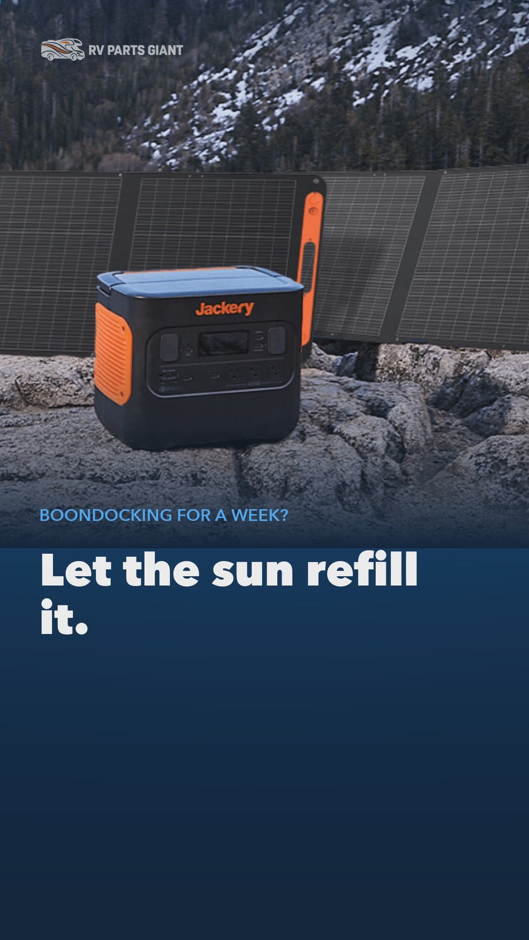 Jackery SolarSaga 200W product video by RV Parts Giant