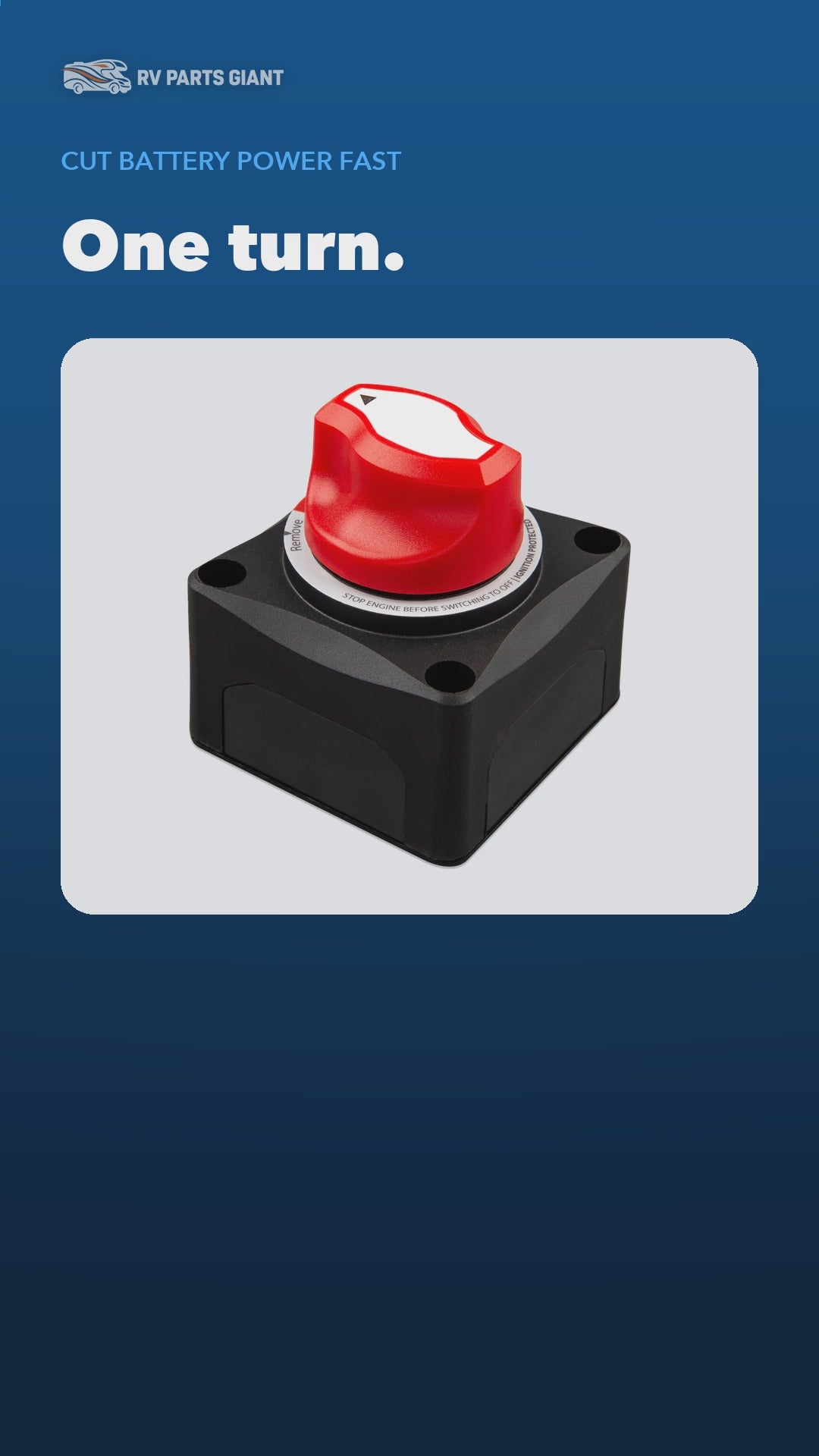 Victron Battery Switch 275A product video by RV Parts Giant