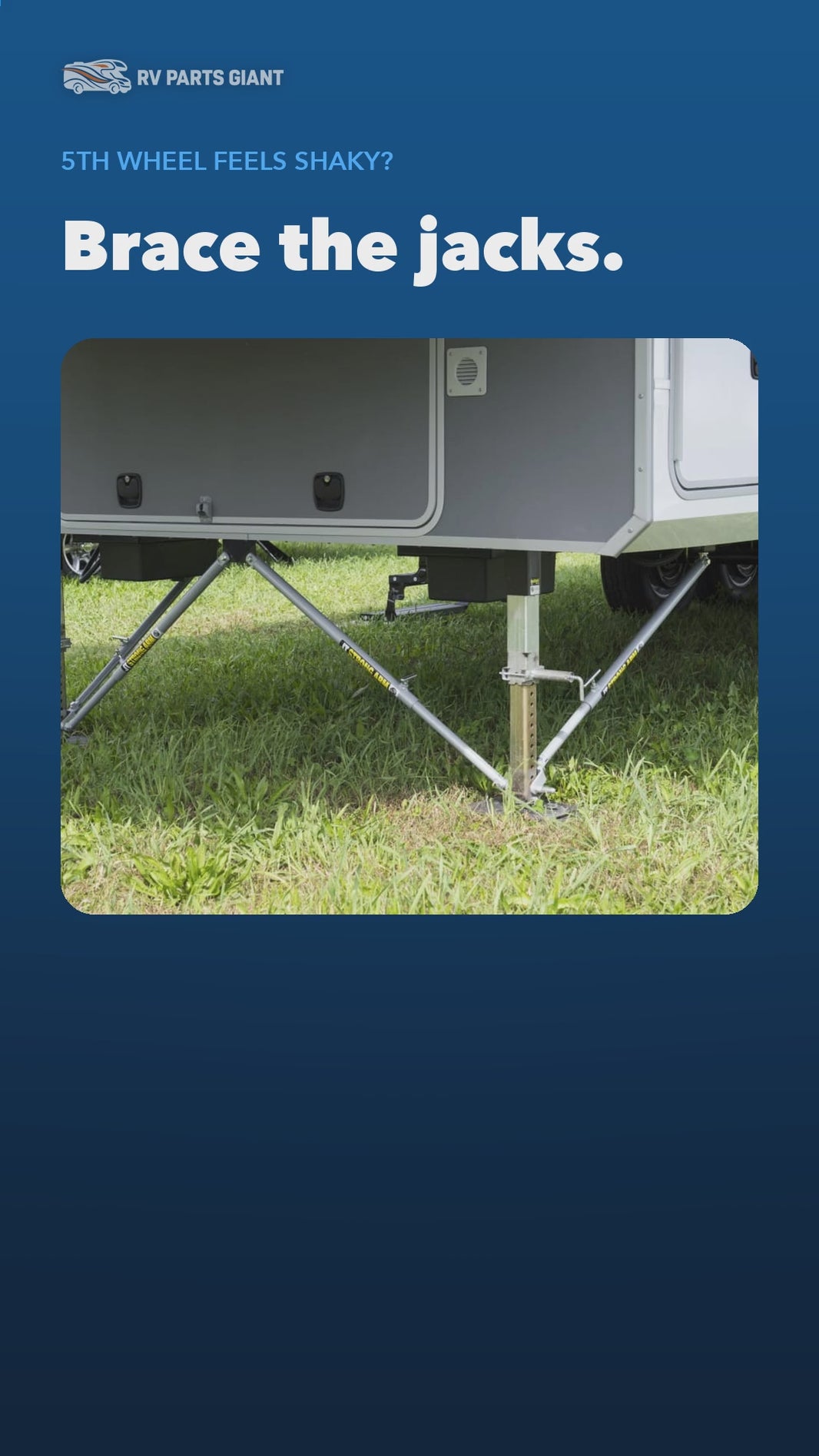 Lippert JT's Strong Arm 5th Wheel Stabilizer Kit product video by RV Parts Giant