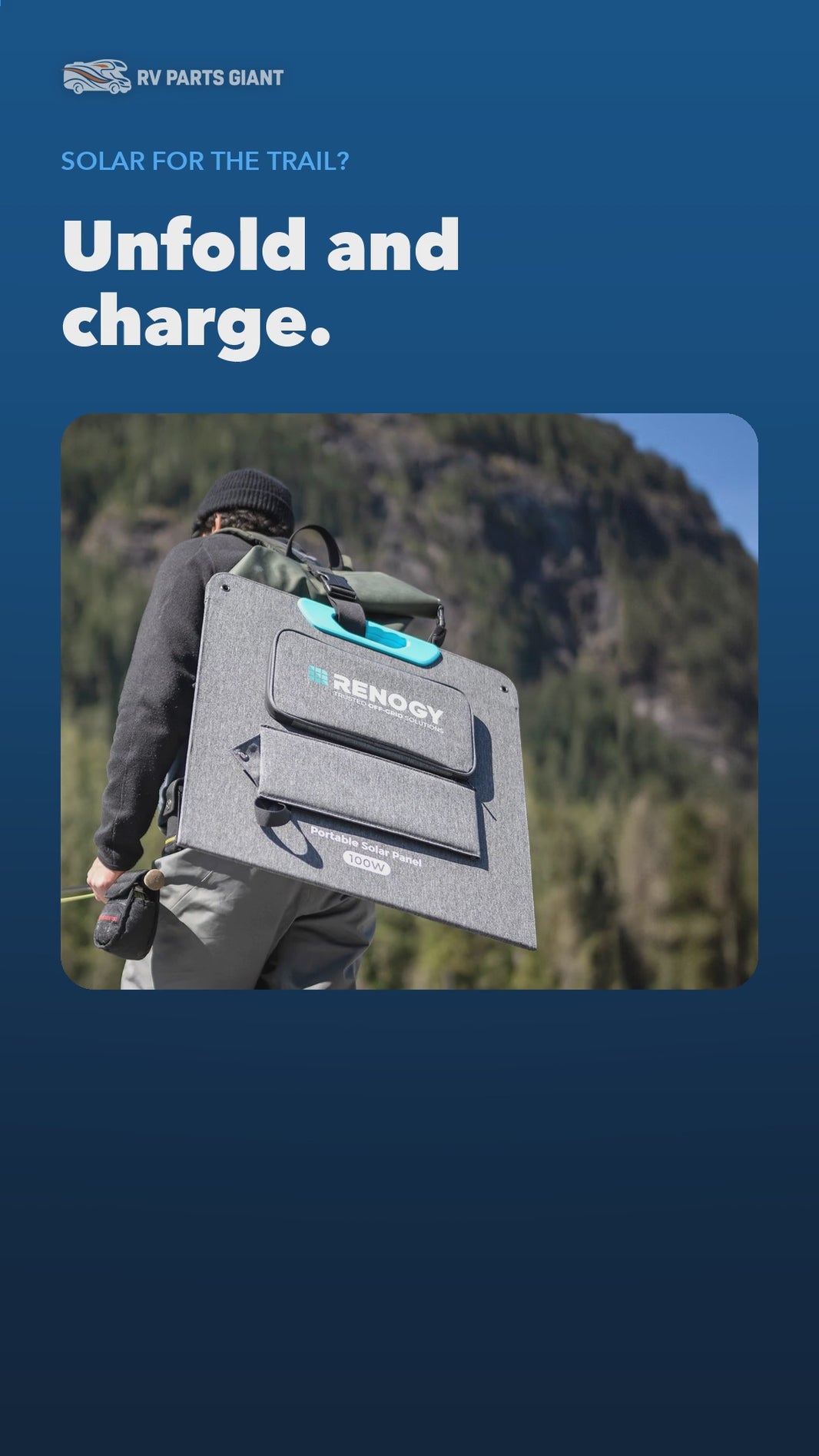 Renogy E.Flex Portable Panel product video by RV Parts Giant