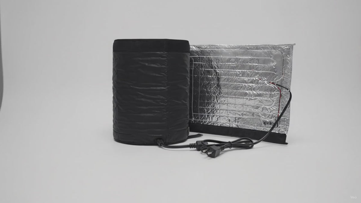 Heated RV Sewer Hose Cover 15ft to -20F – product video