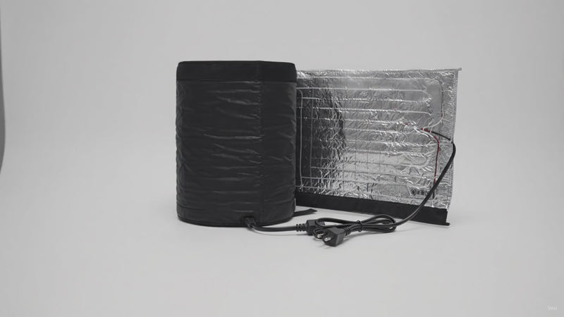 Heated RV Sewer Hose Cover 15ft to -20F – product video