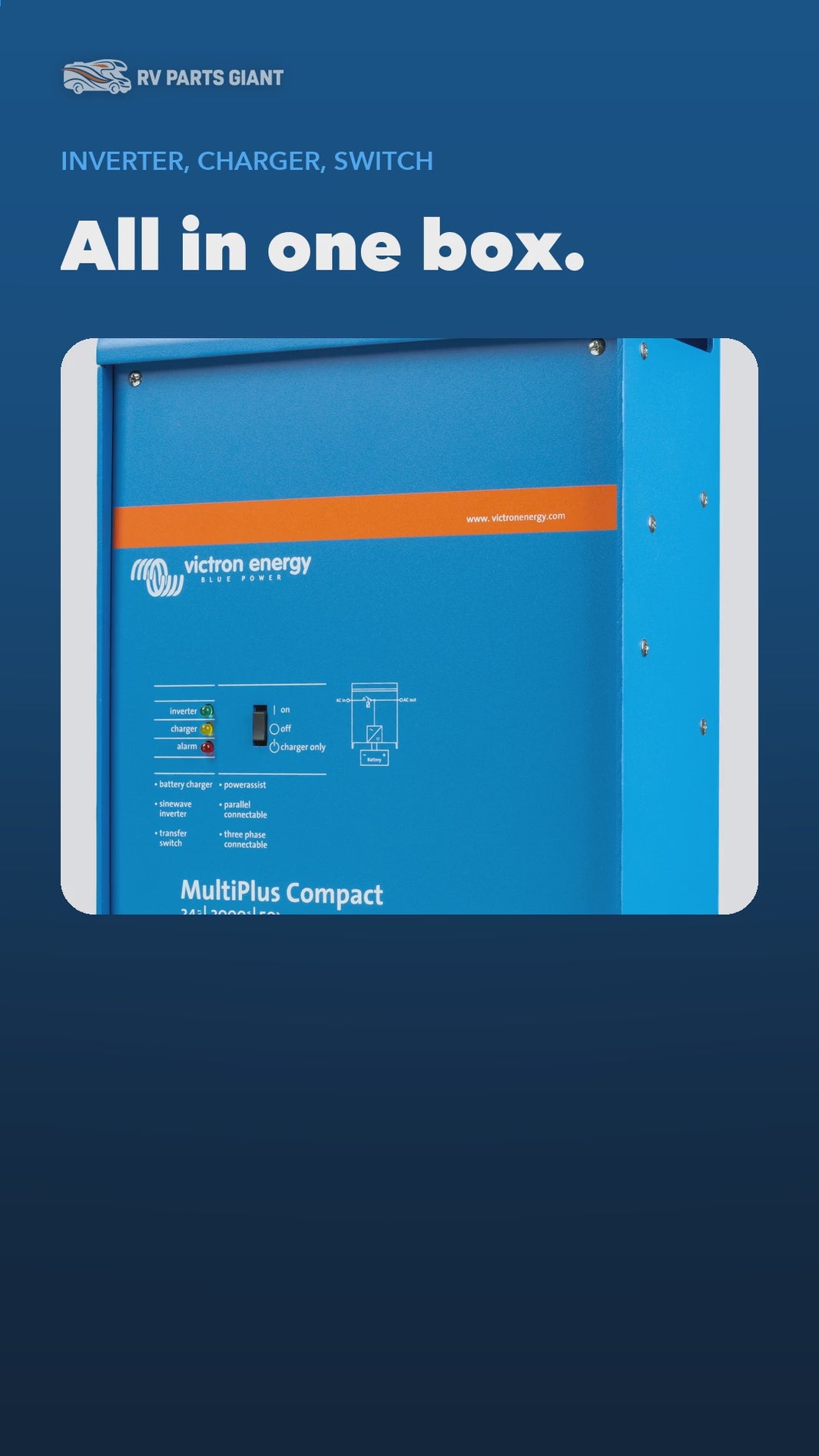 Victron MultiPlus Compact 120V product video by RV Parts Giant