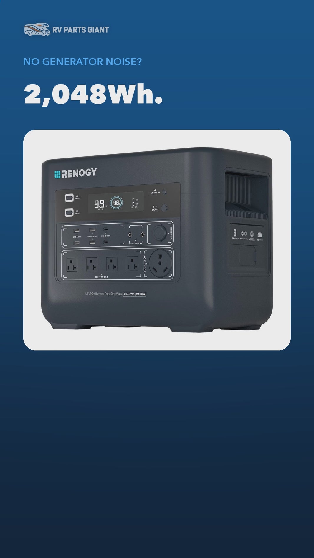 Renogy PowerStation 2000 Portable Power Station product video by RV Parts Giant