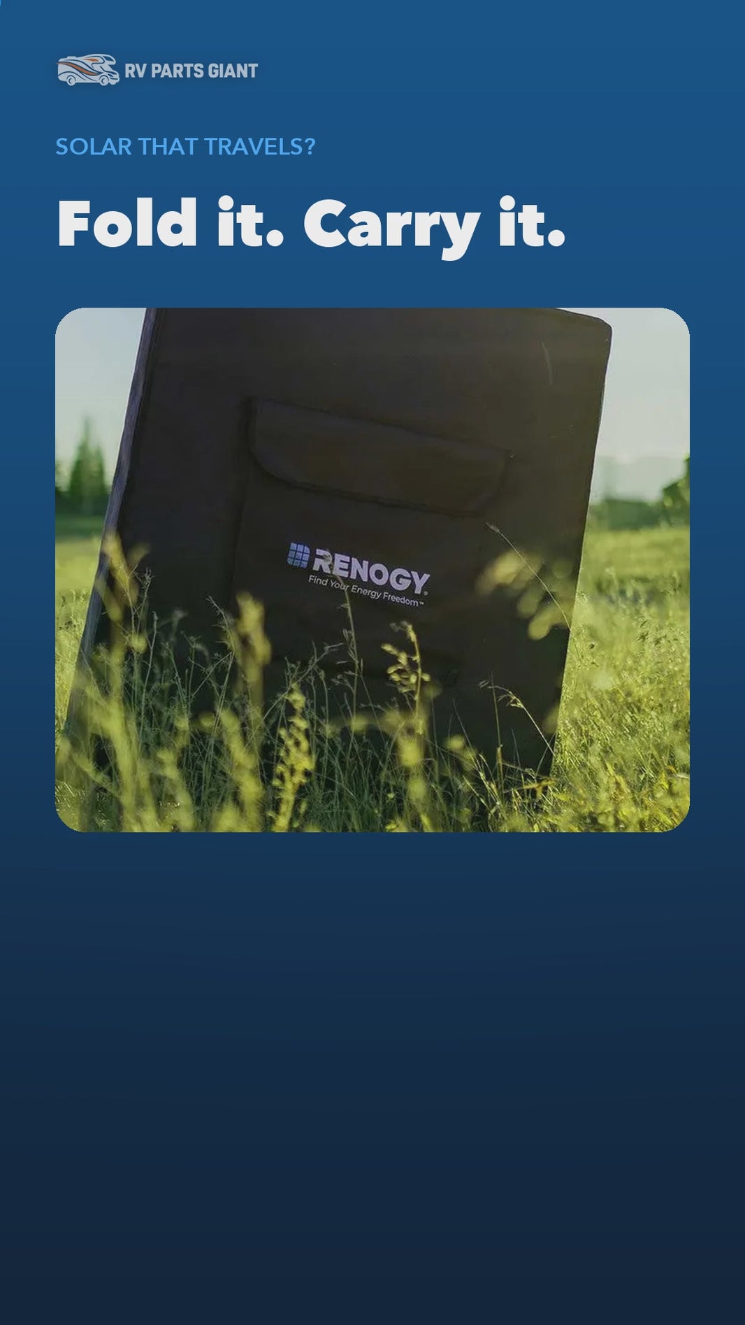 Renogy Portable Solar Suitcase product video by RV Parts Giant