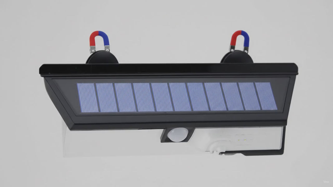 Magnetic Solar RV Light 118 LED Motion Sensor – product video