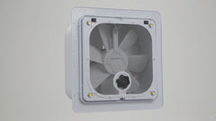 Basic Bathroom Fan with LED Light - 12V – product video