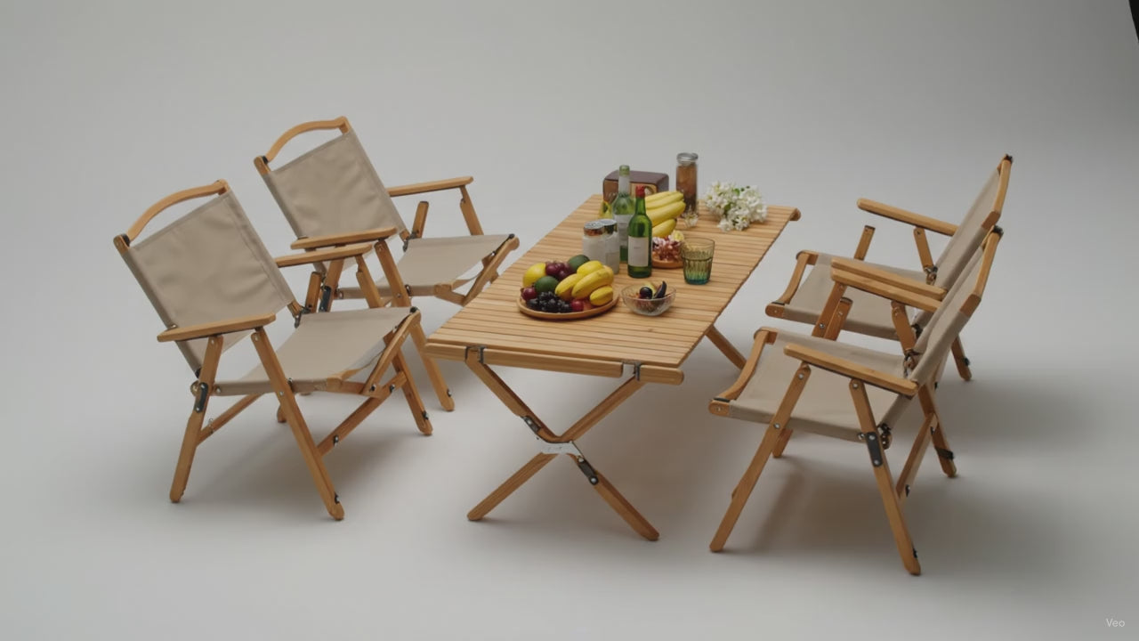 Camping Table & Chair Set – product video