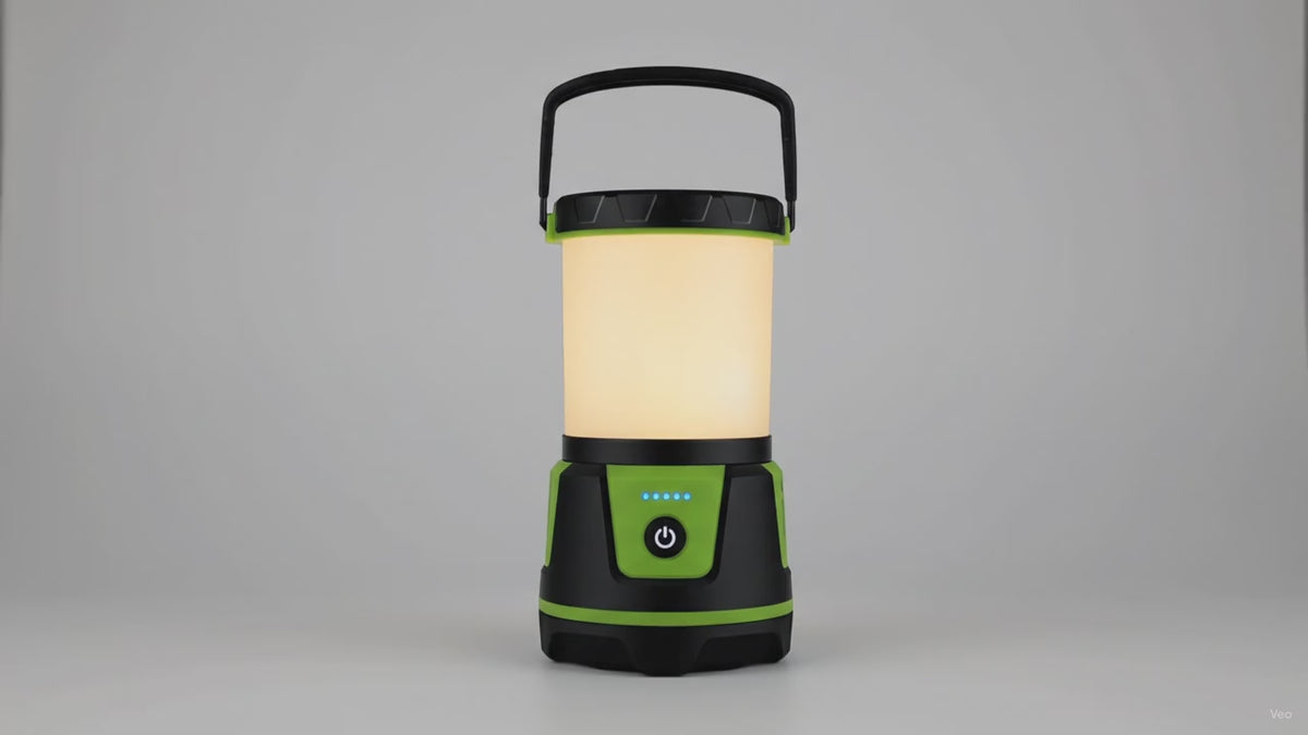 Rechargeable LED Lantern 3000LM 7500mAh IP54 – product video