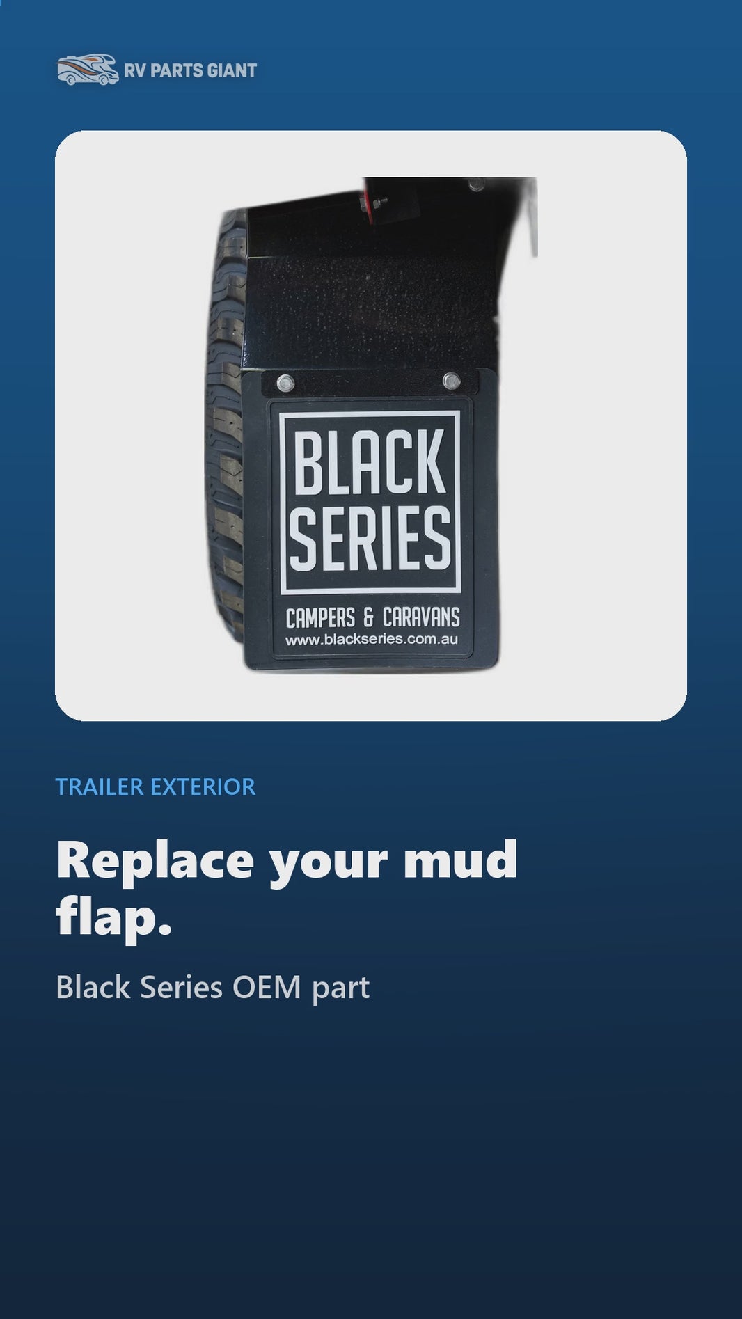 Rubber Mud Flap for Trailers & Campers product video by RV Parts Giant