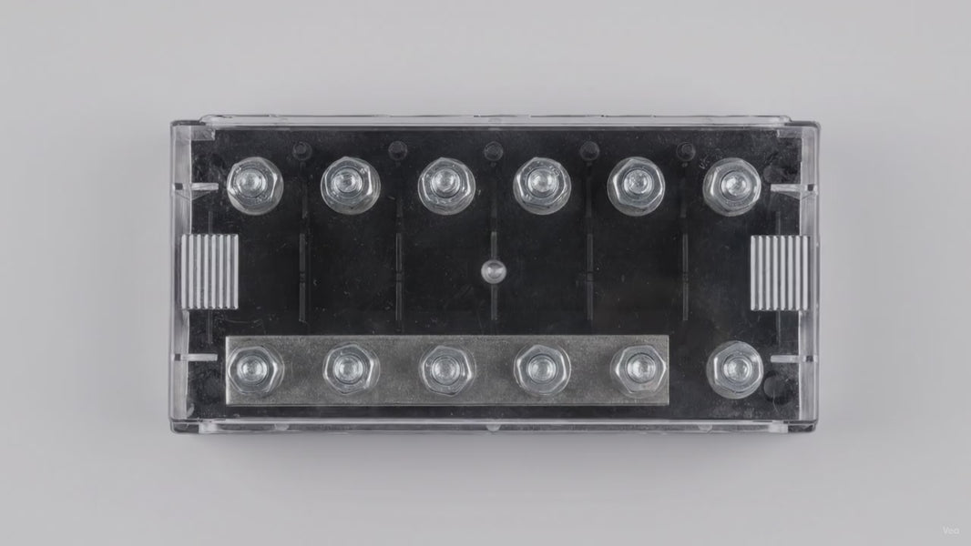 Victron Six-Way MEGA-fuse Holder with Busbar | 250A – product video