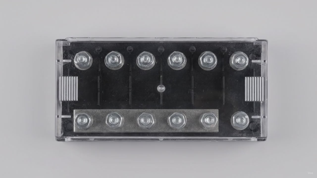 Victron Six-Way MEGA-fuse Holder with Busbar | 250A – product video