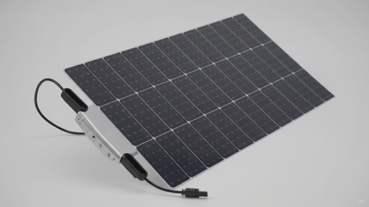 Flexible Roof Solar Panel 150W – product video