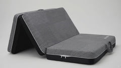 Tri-Fold Memory Foam Mattress Twin 6" 75x38 – product video