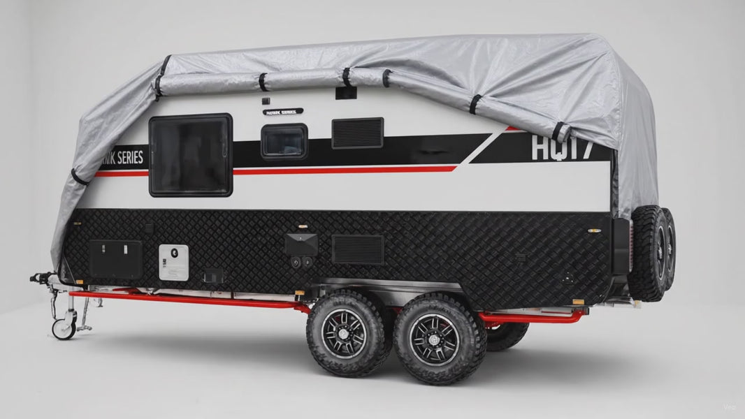 Black Series Silver Trailer Cover for HQ12, HQ15, HQ17, HQ19, HQ21 – product video